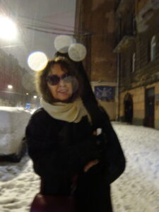 7 Tatyana Apraksina On Marat Street After The Mitki Concert